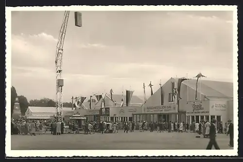 AK Krefeld, Herbst-Ausstellung 1950, Ausstellungsgelände