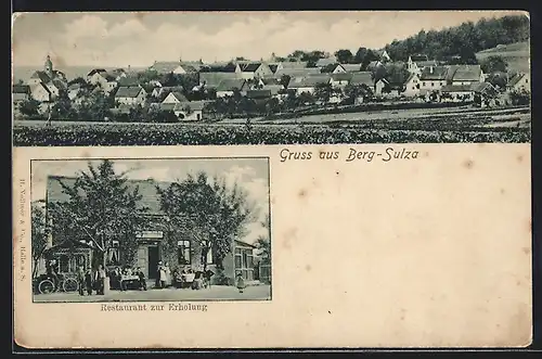 AK Berg-Sulza, Restaurant zur Erholung, Gesamtansicht