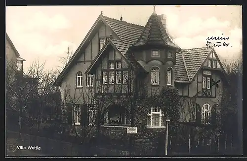 AK Bad Sulza / Thür., An der Hotel Villa Wettig