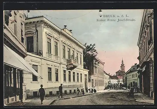 AK Bruck a. d. L., Kaiser Franz Josef-Strasse