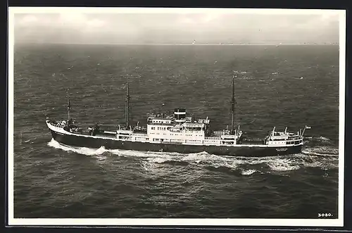 AK Handelsschiff MS Willemstad in voller Fahrt
