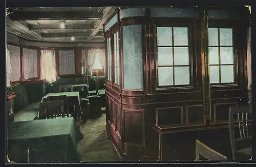 AK Turbinen-Schnelldampfer Kaiser, Damensalon