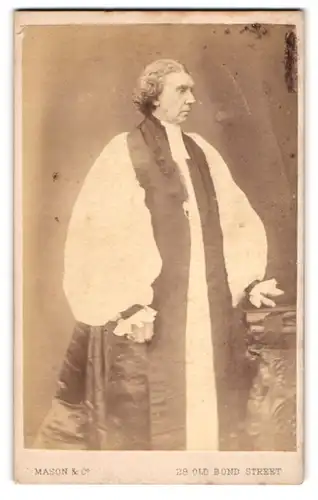 Fotografie MAson & Co., London, Archibald Campbell Tait, Erzbischof von Canterbury, Archbishop of Canterbury