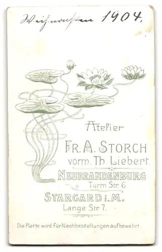 Fotografie Fr. A. Storch, Neubrandenburg, Turmstr. 6, Junges Paar in modischer Kleidung