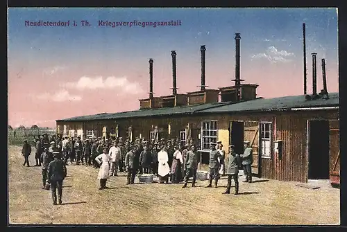 AK Neudietendorf i. Th., Kriegsverpflegungsanstalt