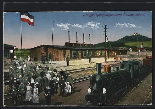 AK Neudietendorf, Kriegsverpflegungsanstalt