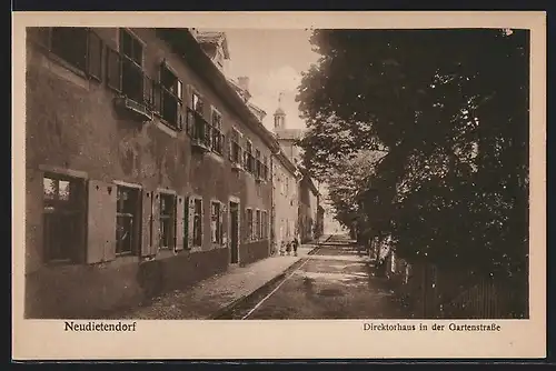 AK Neudietendorf, Direktorhaus in der Gartenstrasse
