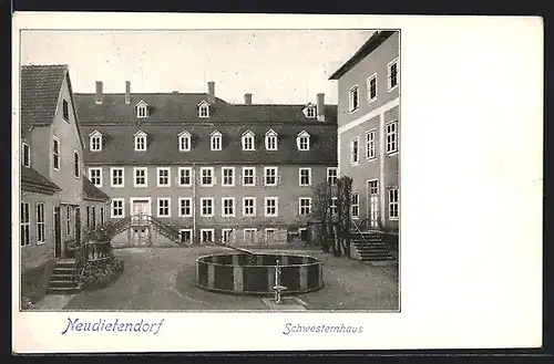AK Neudietendorf, Schwesternhaus, Hof