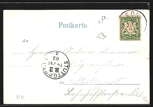 AK Leoni, Bismarckturm, Rottmanshöhe