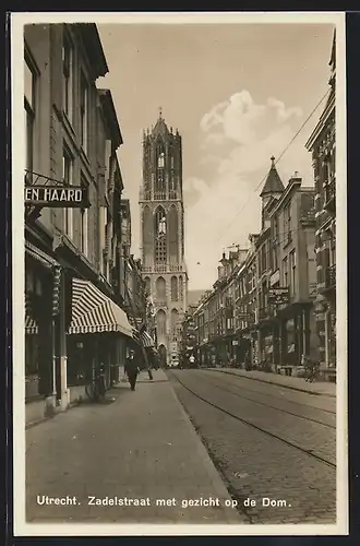 AK Utrecht, Zadelstraat met gezicht op de Dom