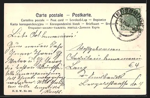 AK Zwei kleine Schornsteinfeger am Weinfass, Glückliches Neujahr