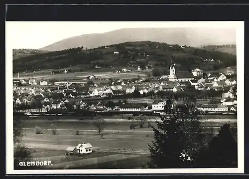 AK Gleisdorf, Teilansicht mit Kirche