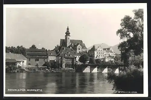 AK Frohnleiten, Murpartie mit Kirche