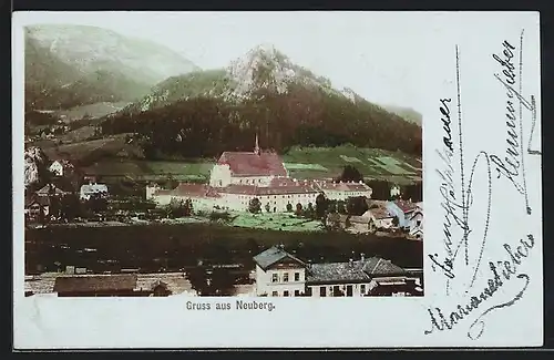 AK Neuberg, Ortspartie mit Kloster