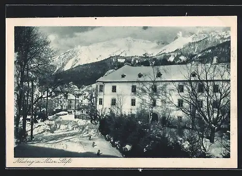 AK Neuberg an der Mürz, Stift im Winter