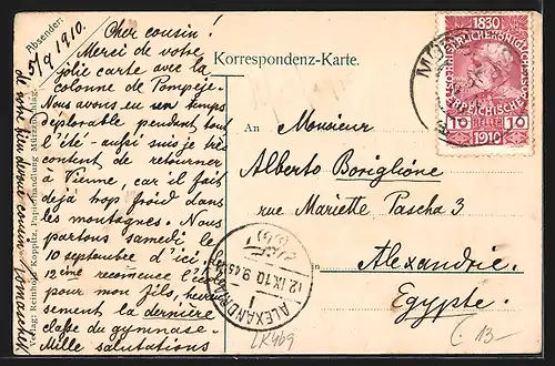 AK Mürzzuschlag, Partie aus der Au mit Brücke