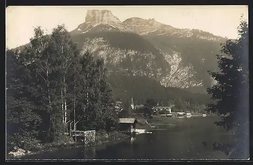 AK Fischerndorf a. Altaussersee, Uferpartie mit Loser