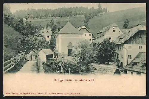 AK Maria Zell, Kapelle Heiligenbrunn
