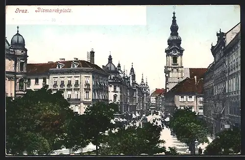 AK Graz, Am Bismarkplatz