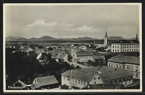AK Fürstenfeld, Gesamtansicht aus der Vogelschau