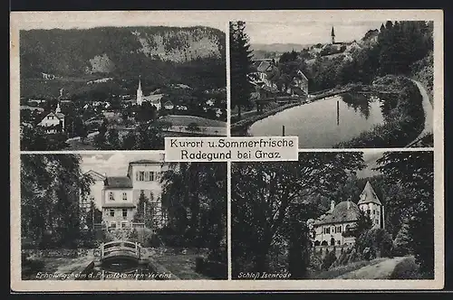 AK Radegund bei Graz, Schloss Isenrode, Erholungsheim