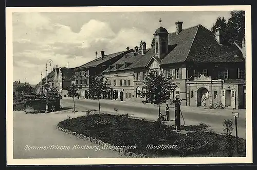 AK Kindberg, Partie am Hauptplatz