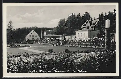 AK Villingen /bad. Schwarzwald, An den Kur-Anlagen