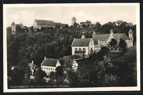 AK Bad Rothenburg, Blick auf das Sanatorium