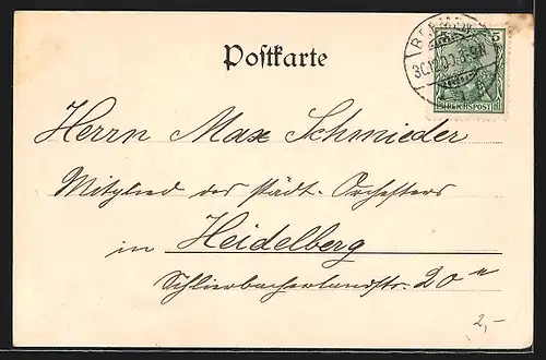 AK Bremen, Flusspartie mit Zentrum