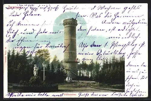 AK Barmen, Blick zum Tölleturm