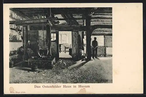 AK Husum, das Ostenfelder Haus