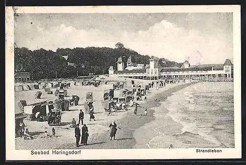 AK Heringsdorf, Strandleben