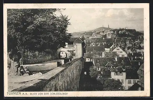 AK Tübingen, Blick von der Schlosslinde