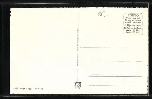 AK Mariastein, Ansicht aus der Vogelperspektive