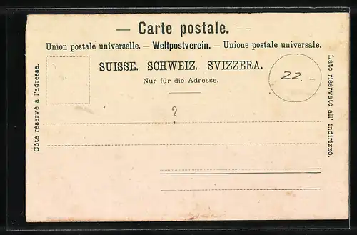 AK Solothurn, Flusspartie mit Stadtansicht