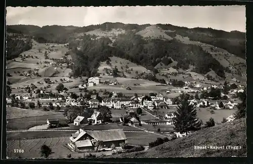 AK Ebnat-Kappel, Gesamtansicht von der Anhöhe aus gesehen