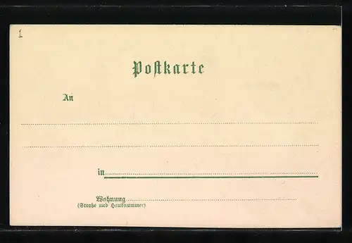 Lithographie Heilbronn, Gasthaus zum Heilbronner Rathskeller