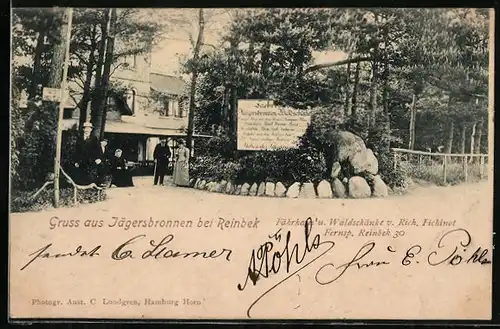 AK Reinbek, Waldschänke Jägersbronnen, Fährhaus