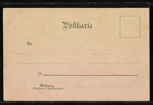 Lithographie Murrhardt, Walterichskirche, Wasserfall, Ortsansicht