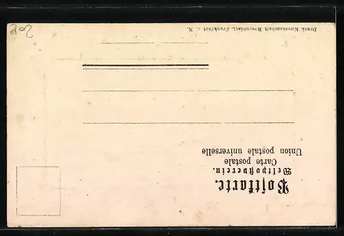 AK Benfeld, Totalansicht im Jahre 1903, Weisse Tauben