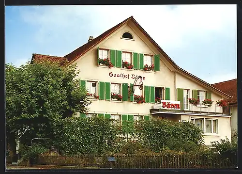 AK Dintikon, Gasthaus Bären von Fam. A. Sommer-Roth