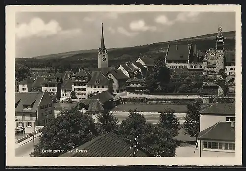 AK Bremgarten a. d. Reuss, Ortspartie mit Gasthaus zum Adler