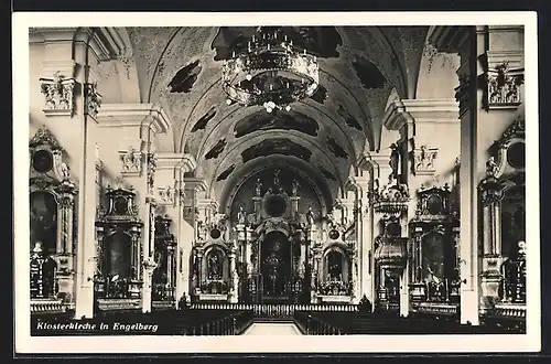 AK Engelberg, Innenansicht der Klosterkirche