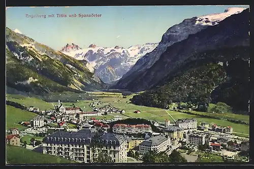 AK Engelberg, Teilansicht mit Titlis und Spannörter