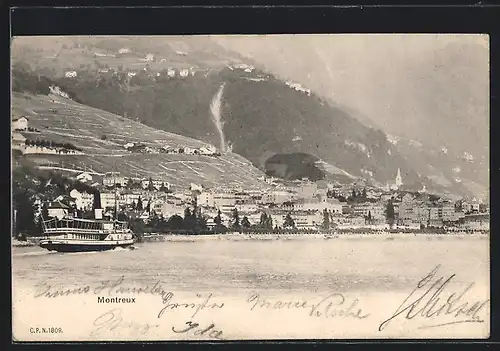 AK Montreux, Vue generale