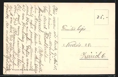 AK Mergoscia, Teilansicht mit Kirche