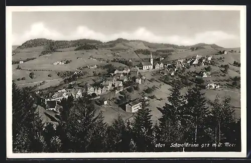 AK Schwellbrunn, Teilansicht mit Kirche
