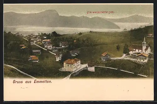 AK Emmetten /Vierwaldstättersee, Teilansicht