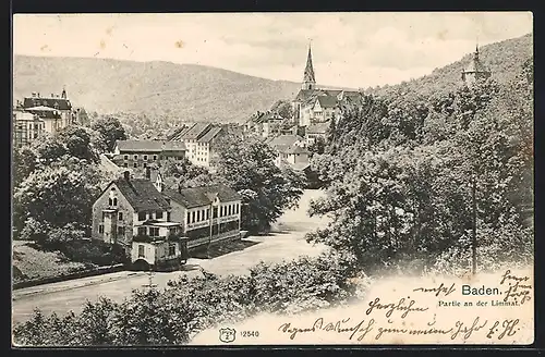 AK Baden, Partie an der Limmat