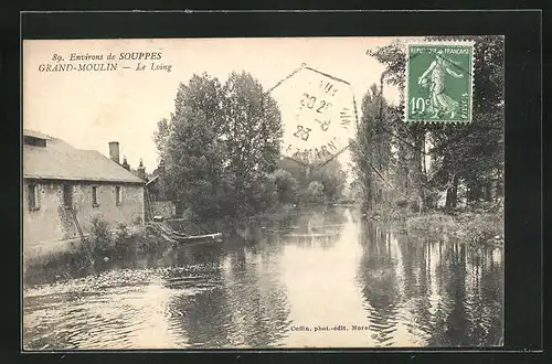 AK Souppes, Grand-Moulin, Le Loing